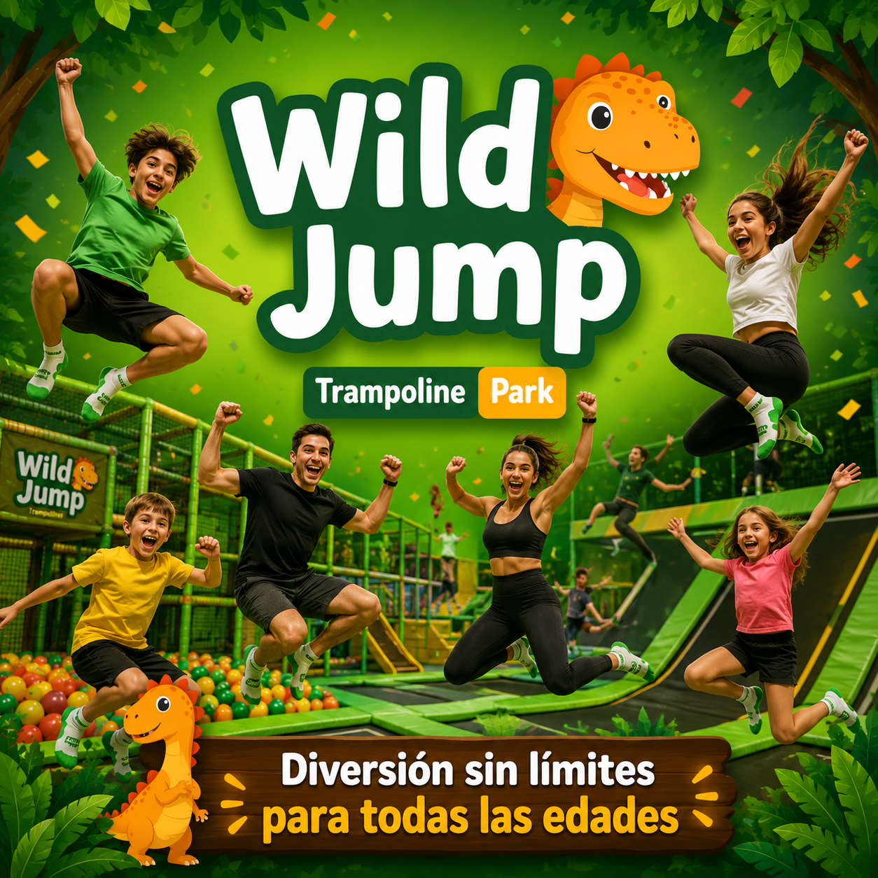 Diversión para todas las edades en parque de bolas en orihuela